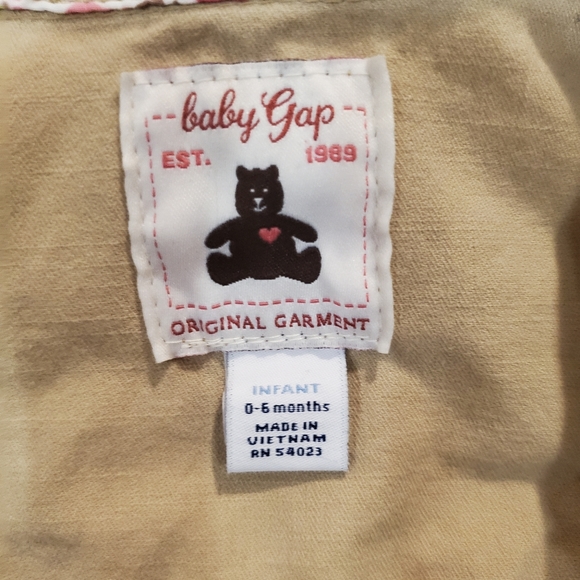 Vintage light khaki baby jacket - Picture 4 of 4